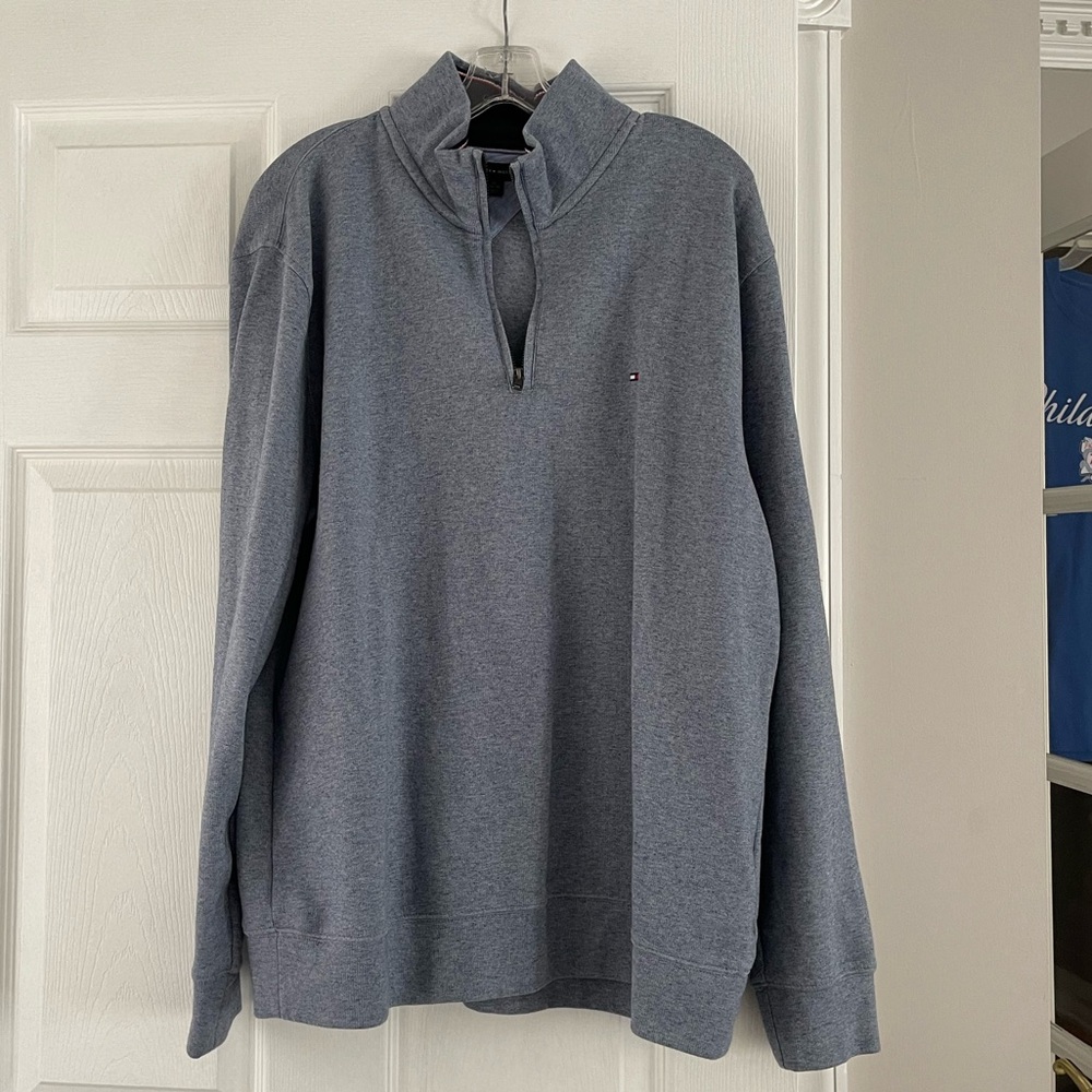 Tommy Hilfiger Men's Light Blue Sweater Size XL